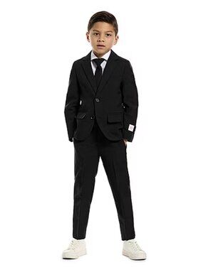Opposuits Little Boys 3-pc. Suit Set, Black Sz